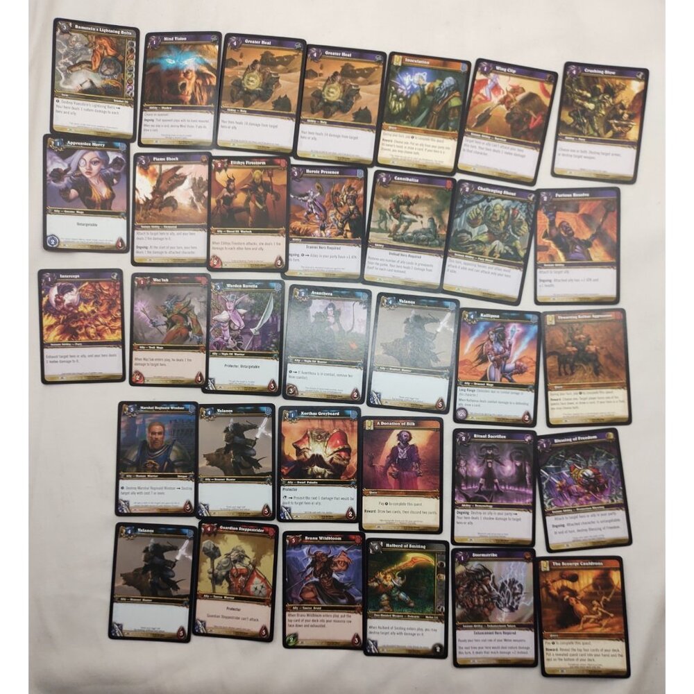 World of Warcraft TCG Starter Deck Opened Incomplete Collectible Card Set - Picture 7 of 7